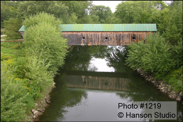 Pittsford, VT - Hammond Bridge - Side - Summer